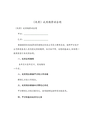 试用期劳动合同(5).docx