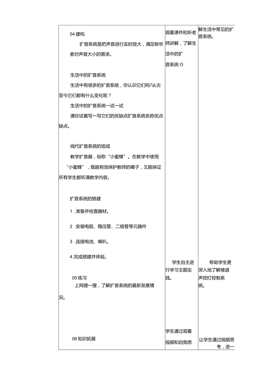 浙教版信息科技六年级下册第11课身边的扩音系统教案.docx_第2页