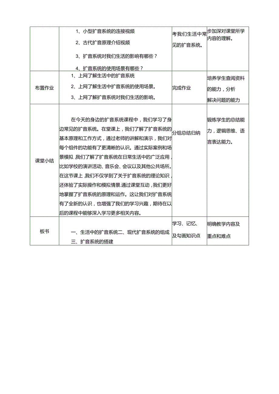 浙教版信息科技六年级下册第11课身边的扩音系统教案.docx_第3页