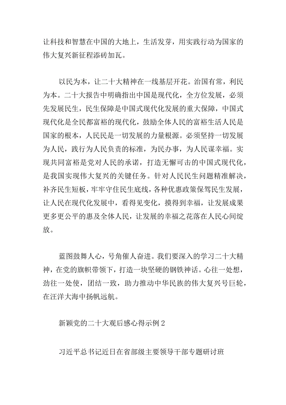 新颖党的二十大观后感心得示例.docx_第2页