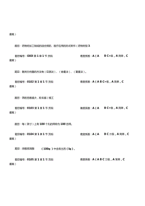 药剂学期末复习题库附答案.docx