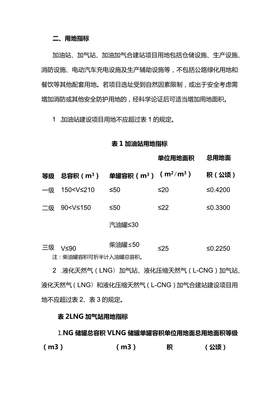 甘肃省加油站、加气站、加油加气合建站建设用地标准.docx_第2页