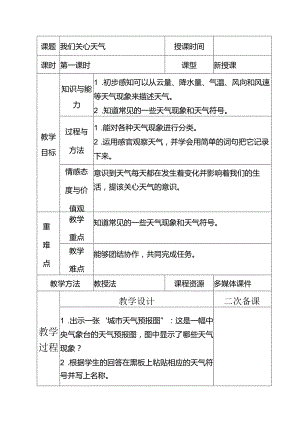 教科版四年级下册科学全册教案.docx