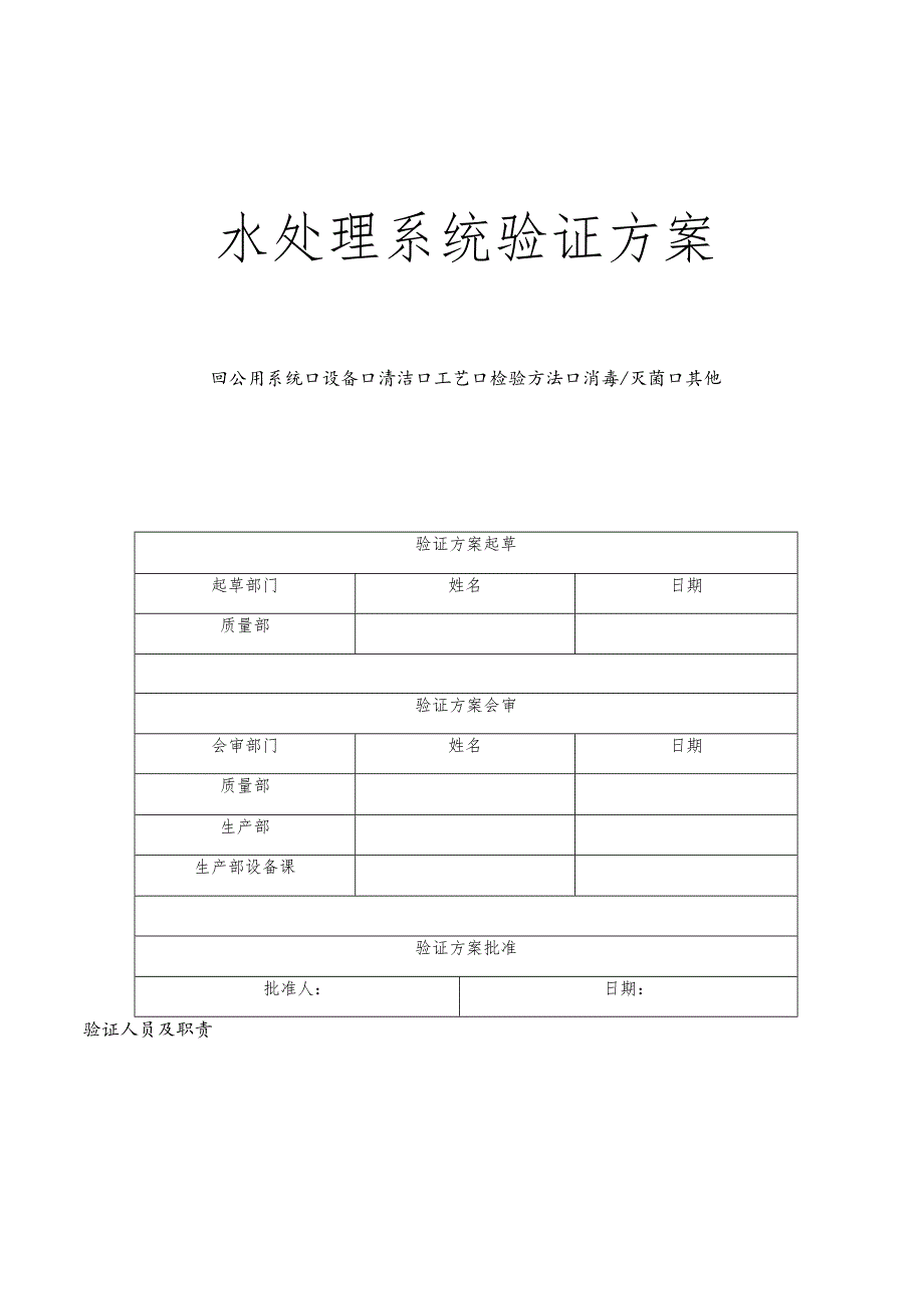 纯化水系统验证范例.docx_第1页