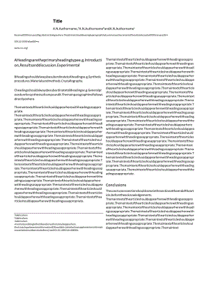 期刊《RoyalSocietyofChemistry》论文投稿模板.docx