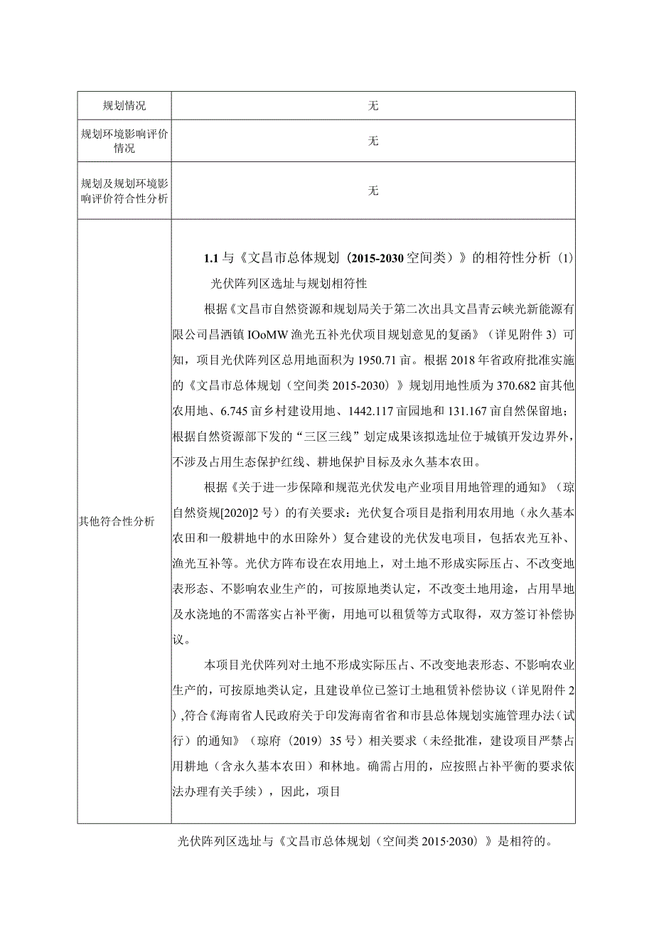 文昌市昌洒镇100MW渔光互补储能光伏电站环评报告.docx_第3页