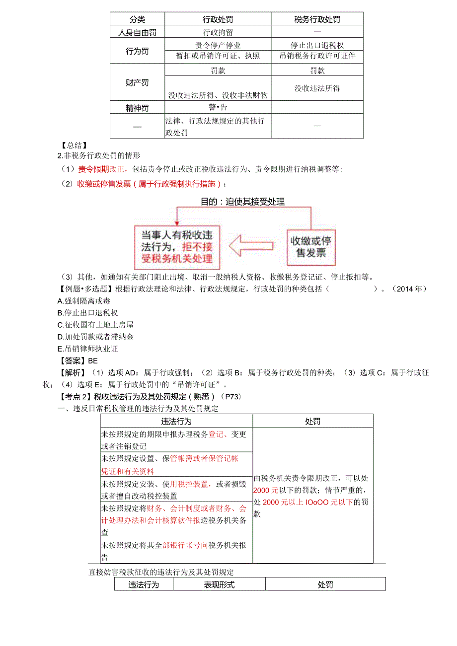 税务师考试-(法律)第11讲_行政执法机关移送涉嫌犯罪案件程序、税务行政处罚的种类、裁量权行使规则、税收违法行为及其处罚规定.docx_第3页