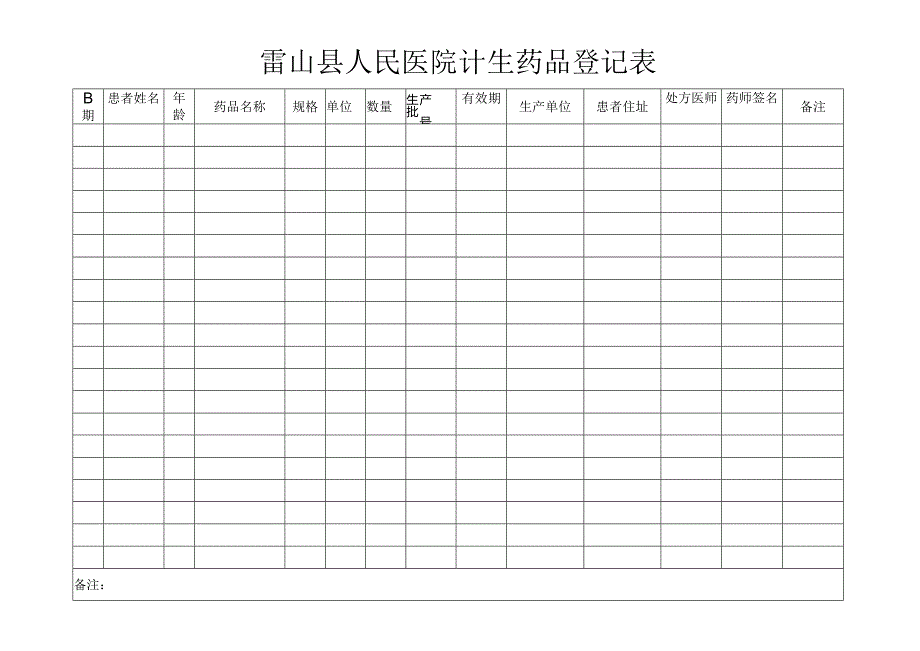 计生药品登记表.docx_第1页