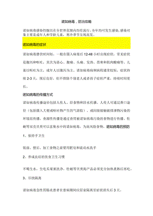 诺如病毒防治攻略.docx