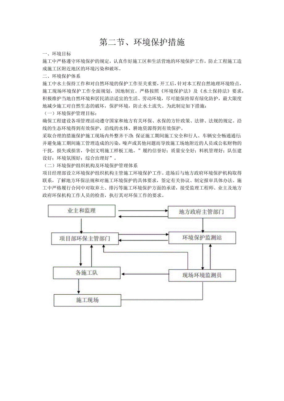 第二节、投标施工组织设计分项—环境保护措施.docx_第1页