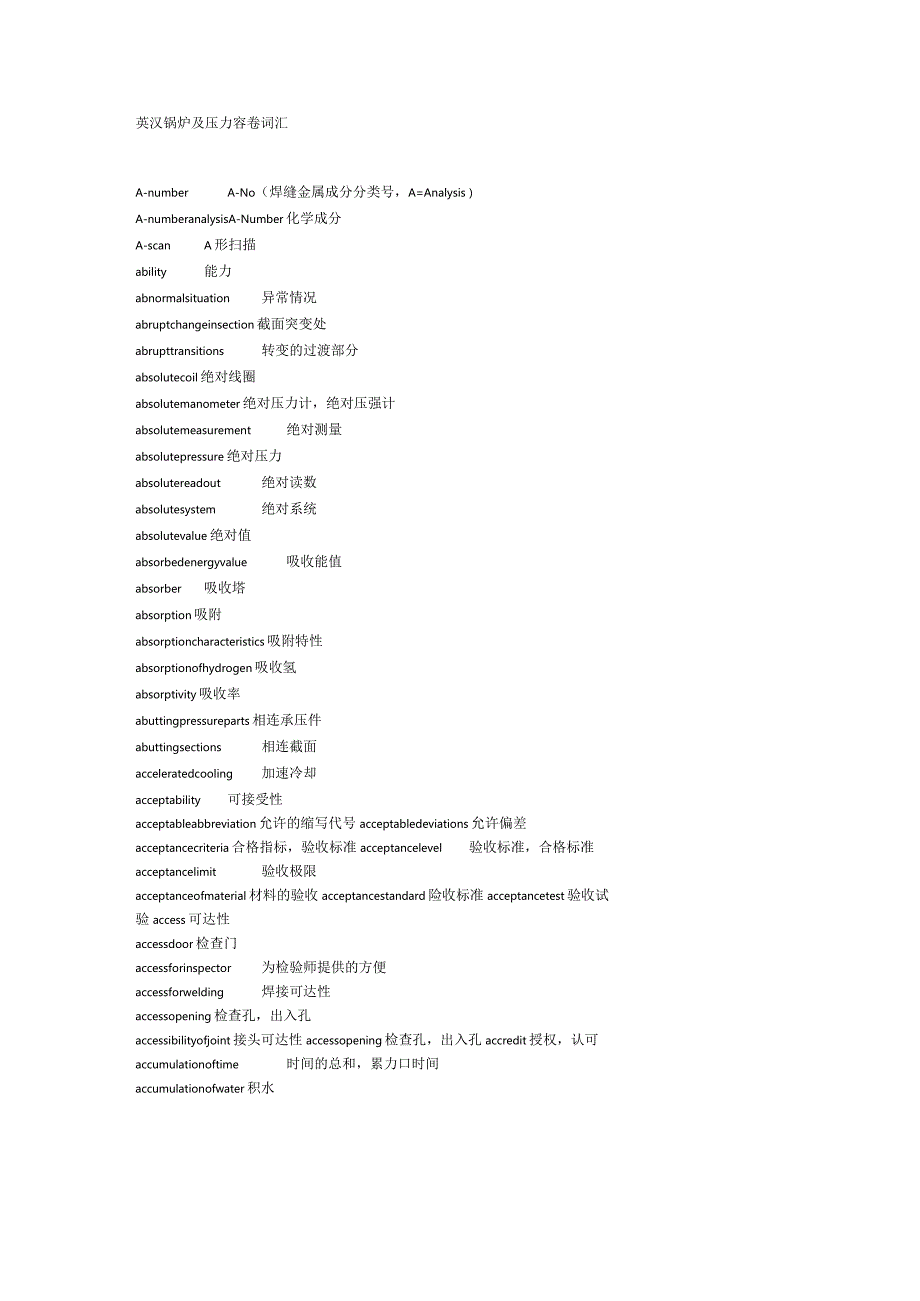 英汉锅炉及压力容器词汇.docx_第1页