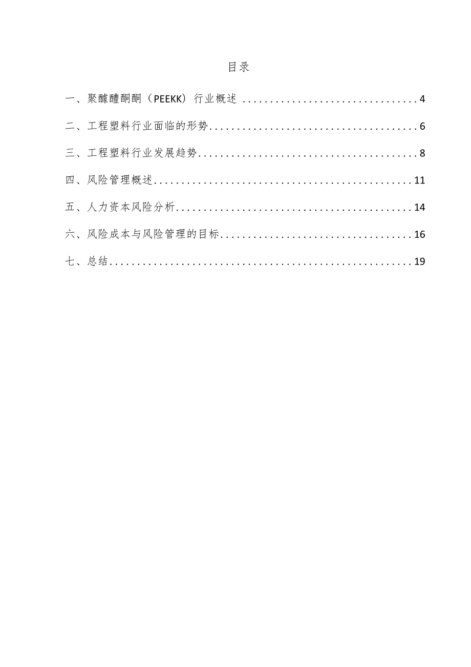 聚醚醚酮酮（PEEKK）项目风险管理方案.docx_第3页