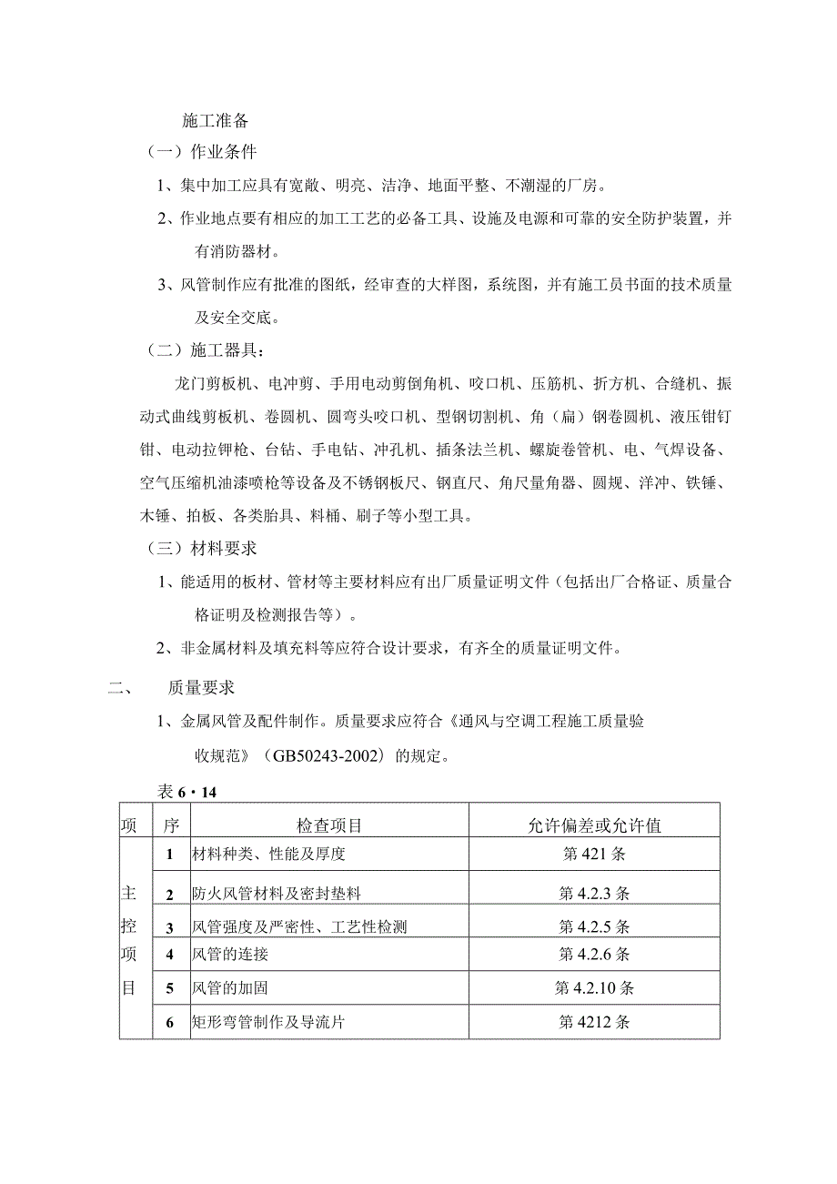 通风管道及部件制作工程施工工艺.docx_第1页