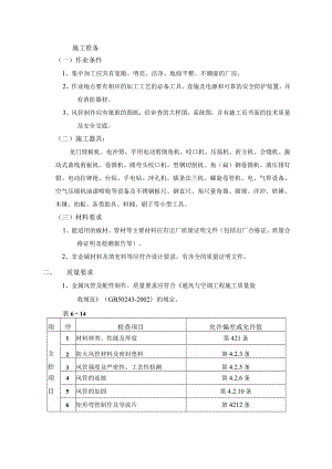 通风管道及部件制作工程施工工艺.docx