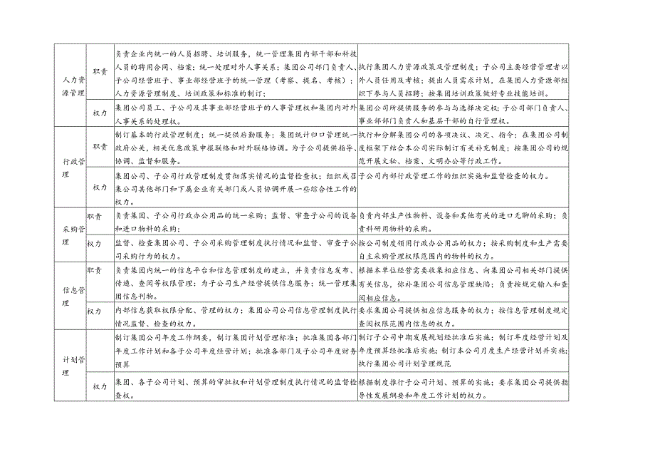 集团与子公司职责权力管理矩阵(2020年版).docx_第3页