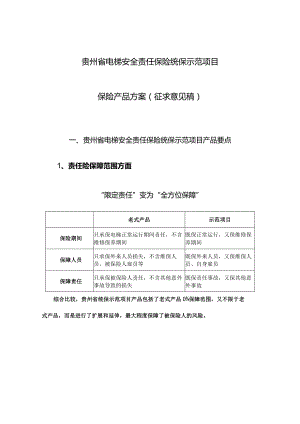 贵州推行电梯安全责任保险示范方案.docx