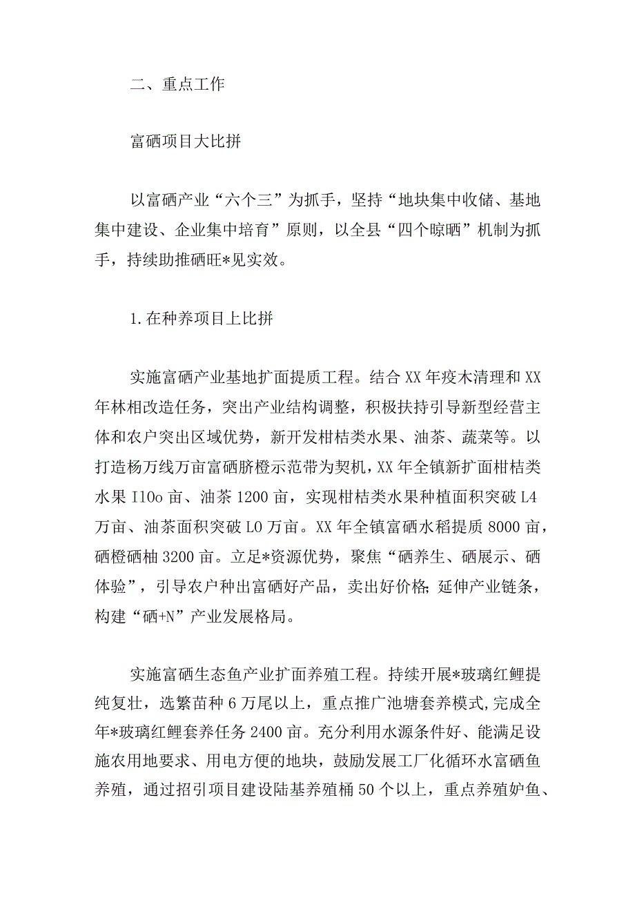 镇2024年“富硒项目大比拼、乡村振兴大提升”工作方案.docx_第2页