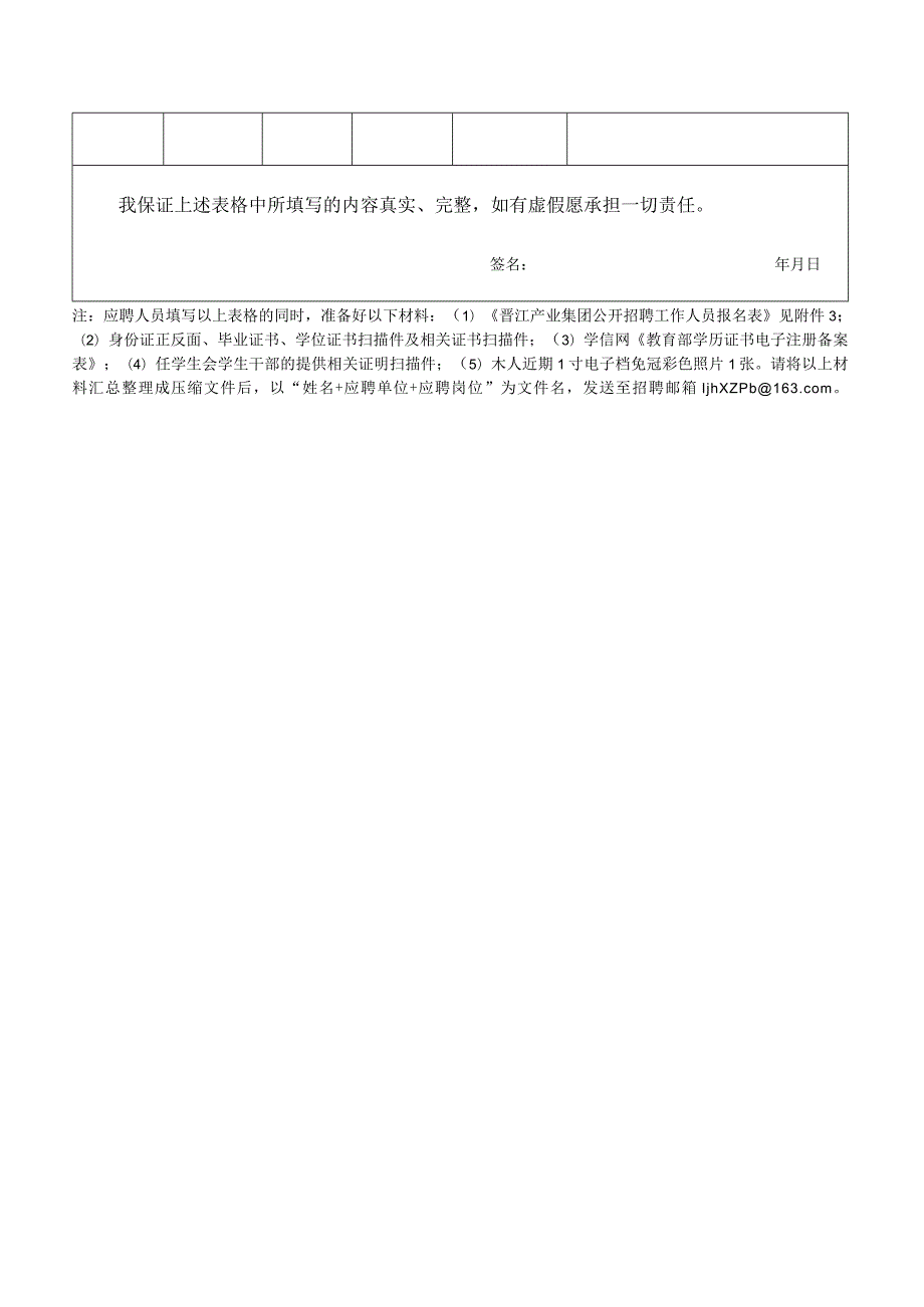 附件4：晋江产业集团公开招聘工作人员报名表doc.docx_第3页