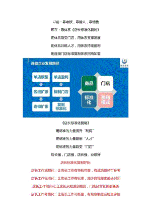 超市门店标准化管理手册：生鲜超市店长标准化复制与门店运营管理.docx