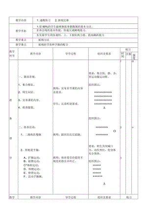 速跳练习（教案）人教版体育二年级上册.docx