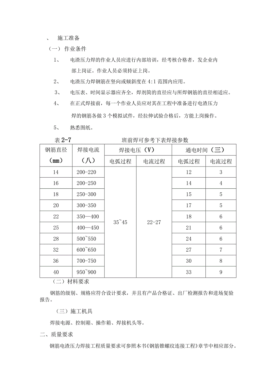 钢筋电渣压力焊接工程施工工艺.docx_第1页