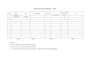 风险点登记台账-特种设备（示例）.docx