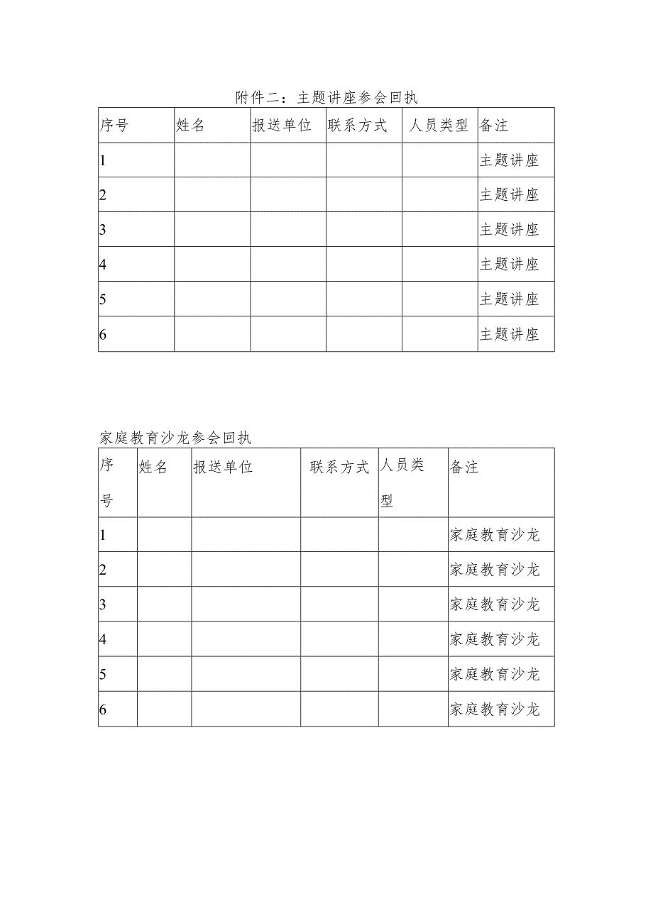 附件二主题讲座参会回执.docx_第1页