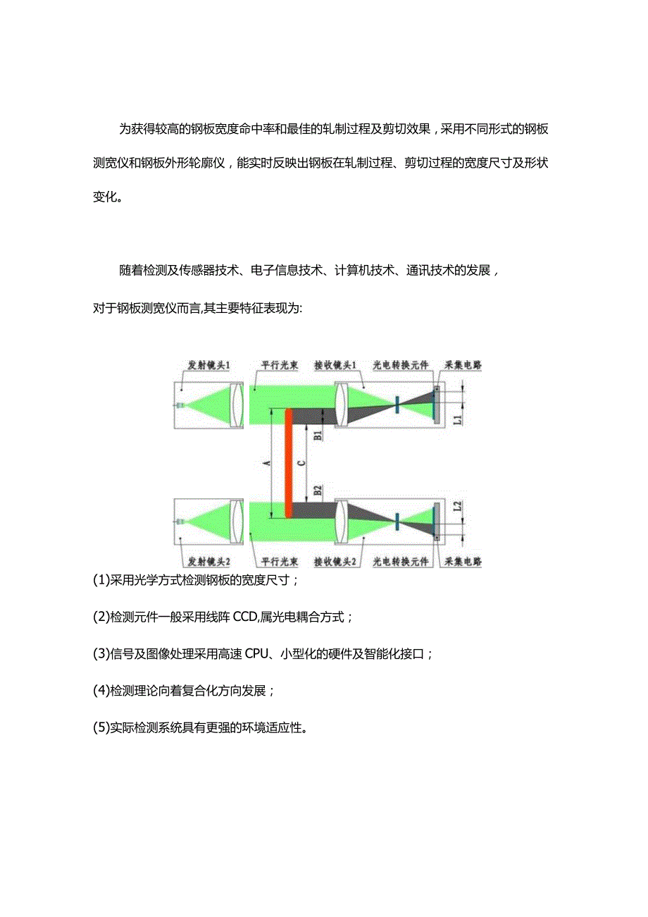 钢板在线测宽仪的特征性能.docx_第2页