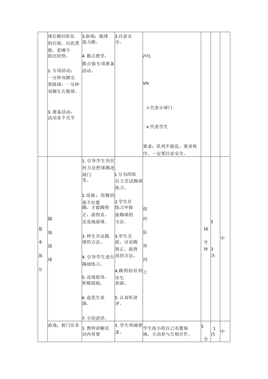 足球传地滚球游戏教案3篇.docx_第2页