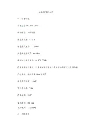 链条锅炉使用指南.docx