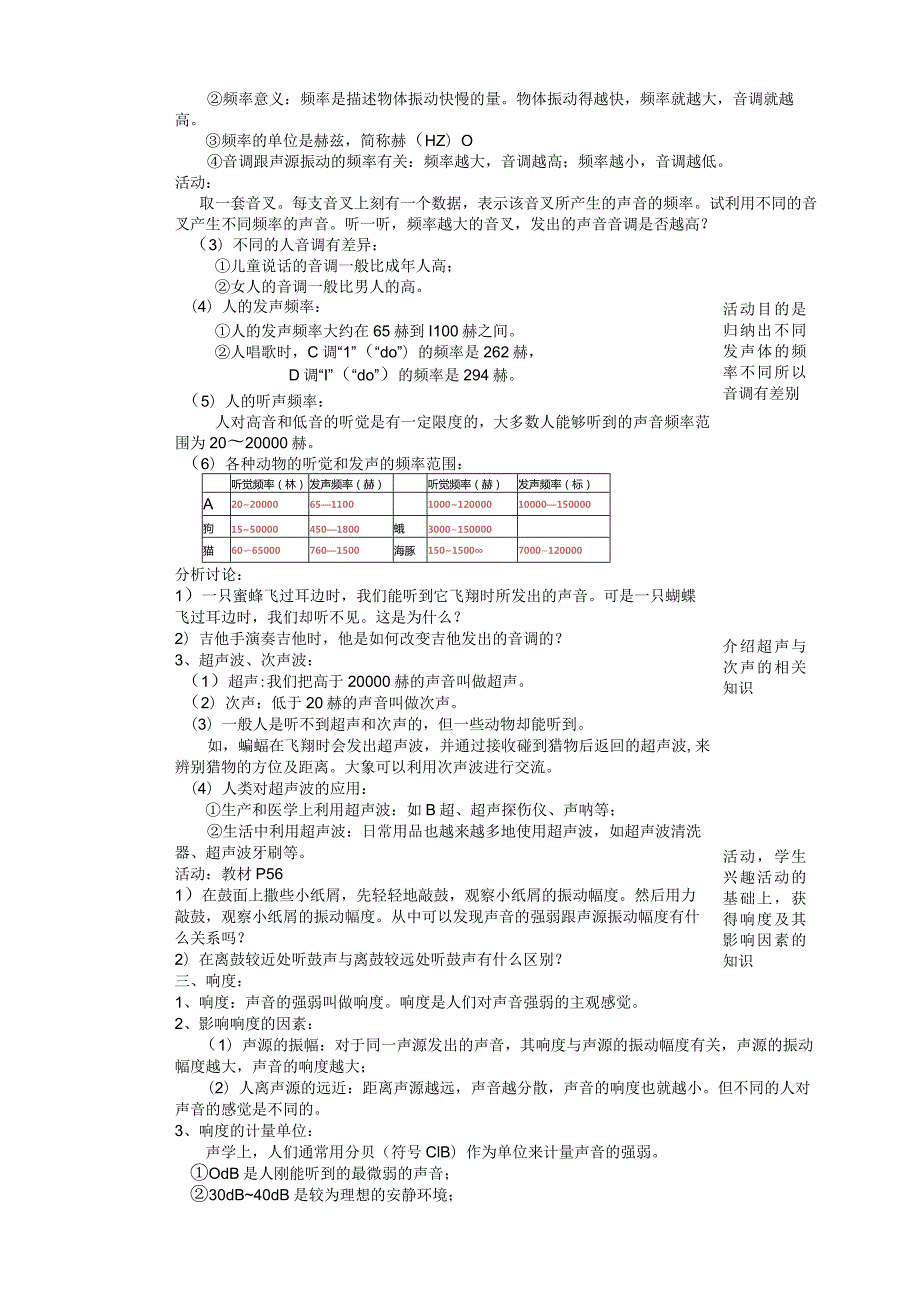 2024浙教版七下科学2.3耳和听觉（2）教学设计（表格式）.docx_第2页