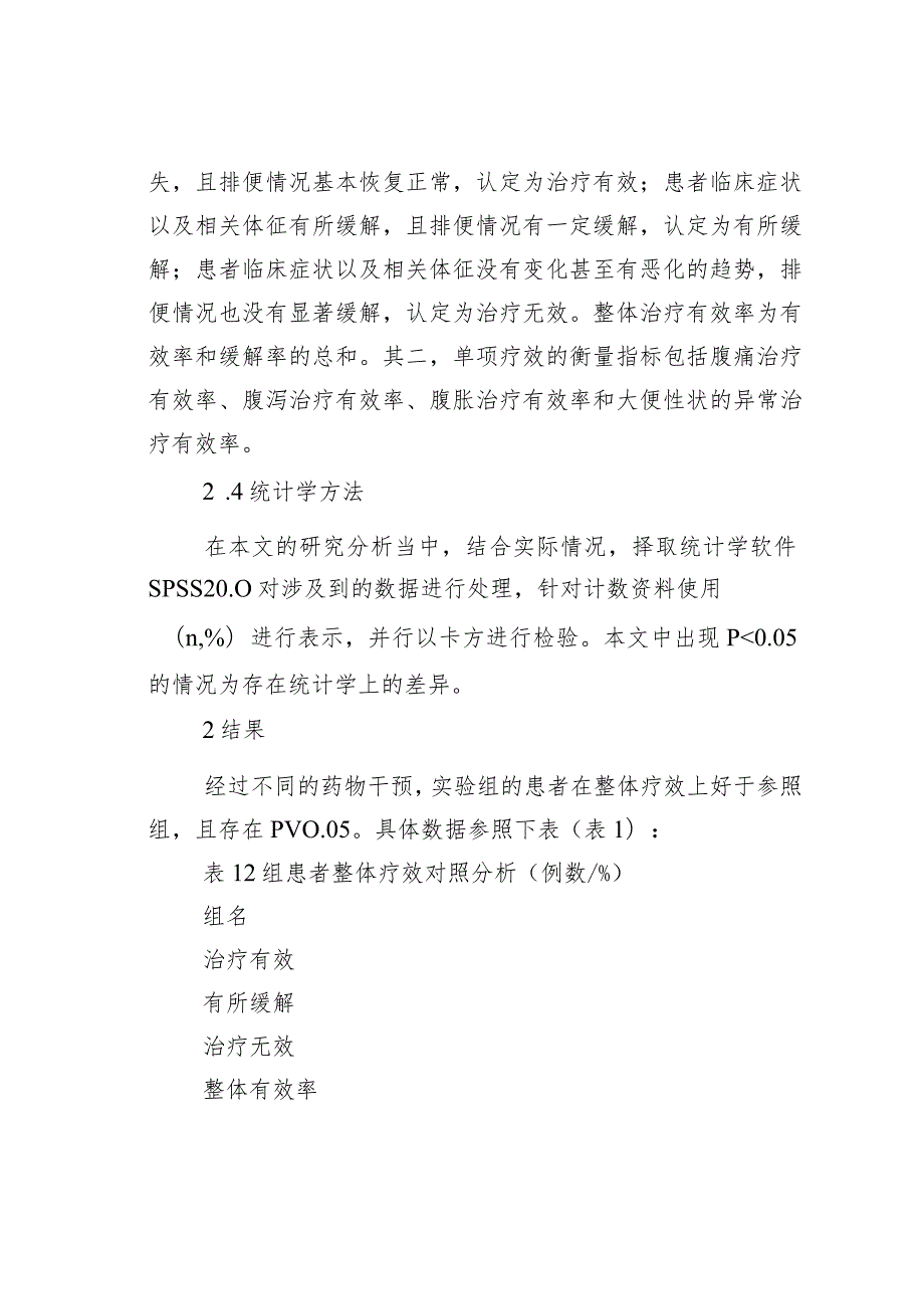 美沙拉嗪肠溶片治疗中青年肠易激综合征的临床疗效分析.docx_第3页