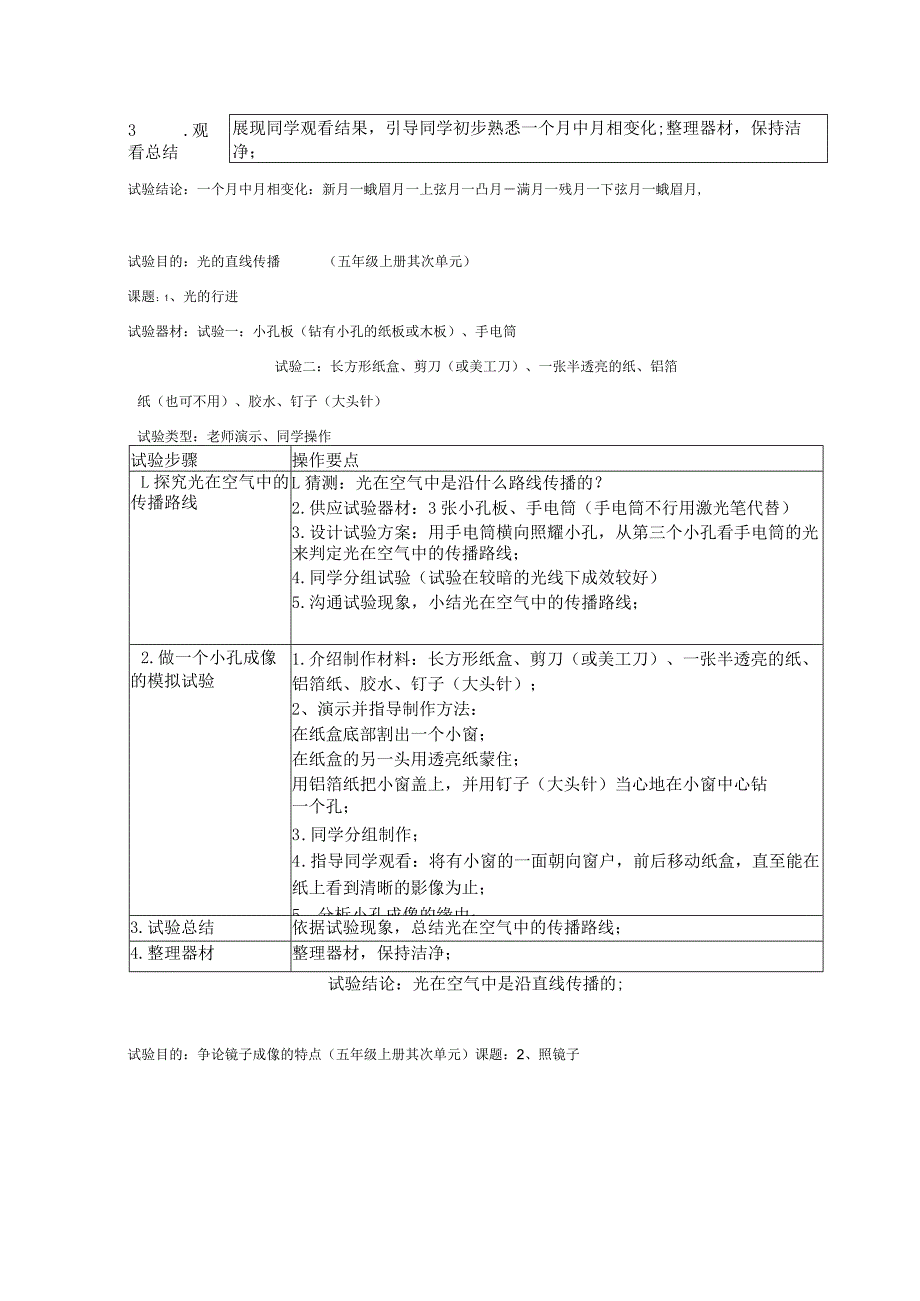 2022年苏教版小学科学实验操作项目及技能要点.docx_第3页