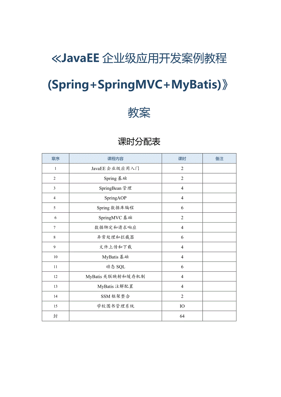 《JavaEE企业级应用开发案例教程》教案第1课JavaEE企业级应用入门.docx_第1页