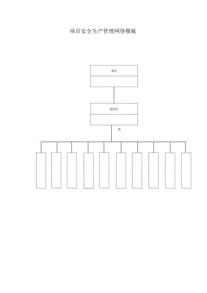 项目安全生产管理网络模板.docx