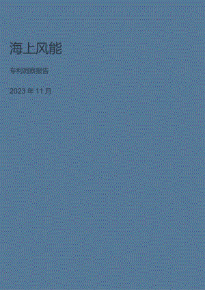 2023海上风能专利报告分析.docx