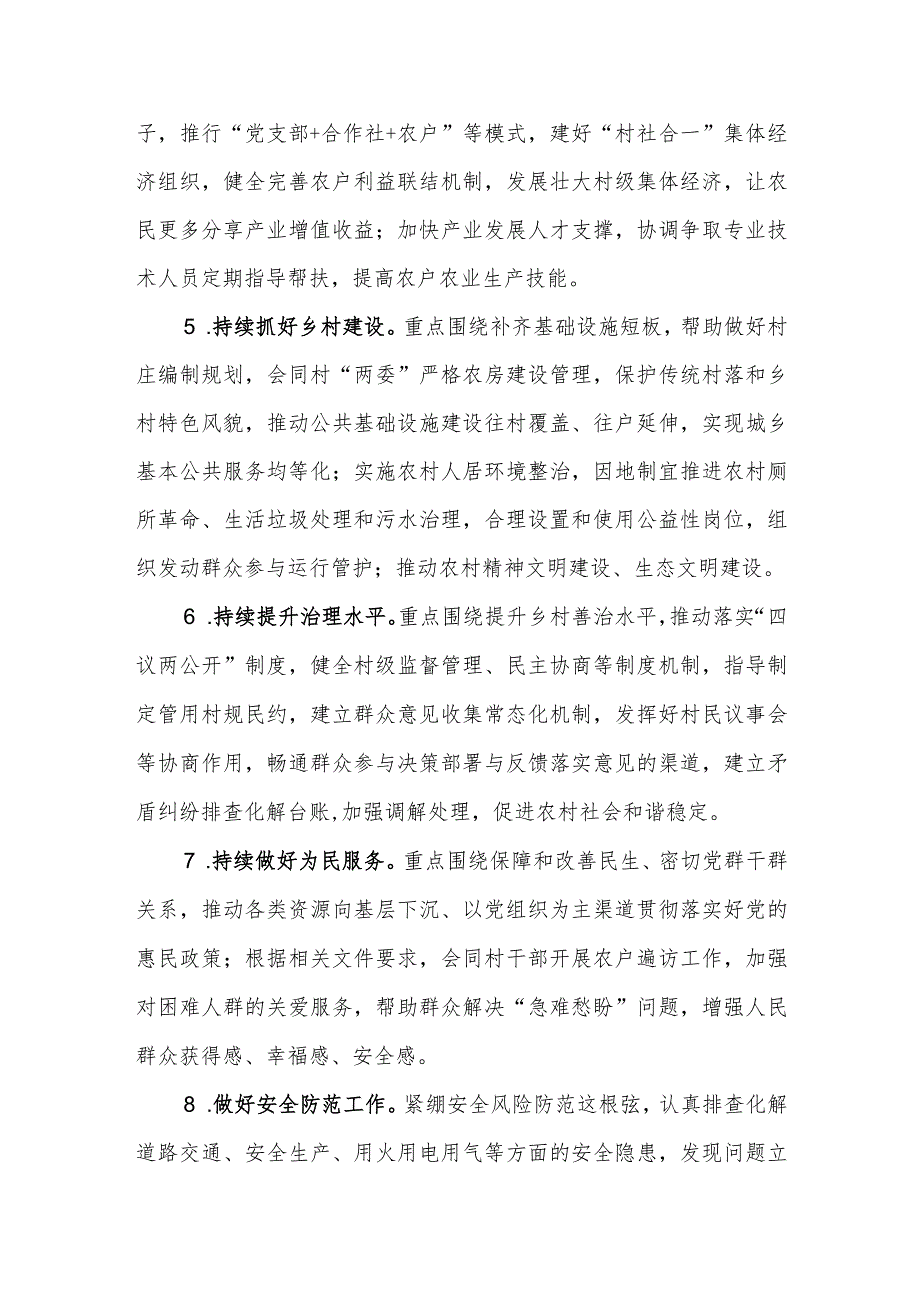 乡镇驻村第一书记驻村帮扶计划和年度任务清单.docx_第3页