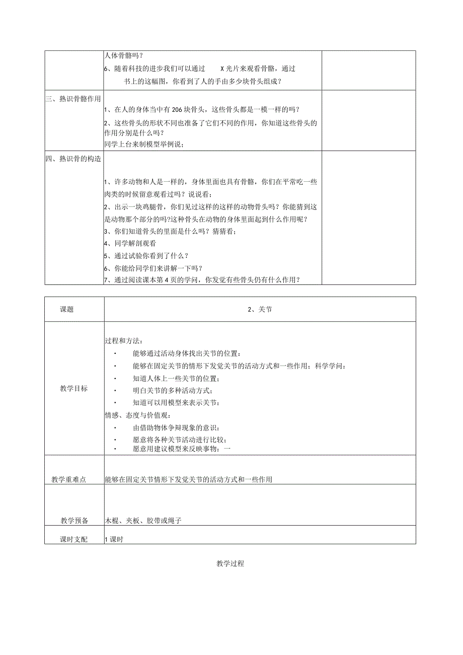 2021年小学四年级科学下册教学设计全册教案【精华】.docx_第2页