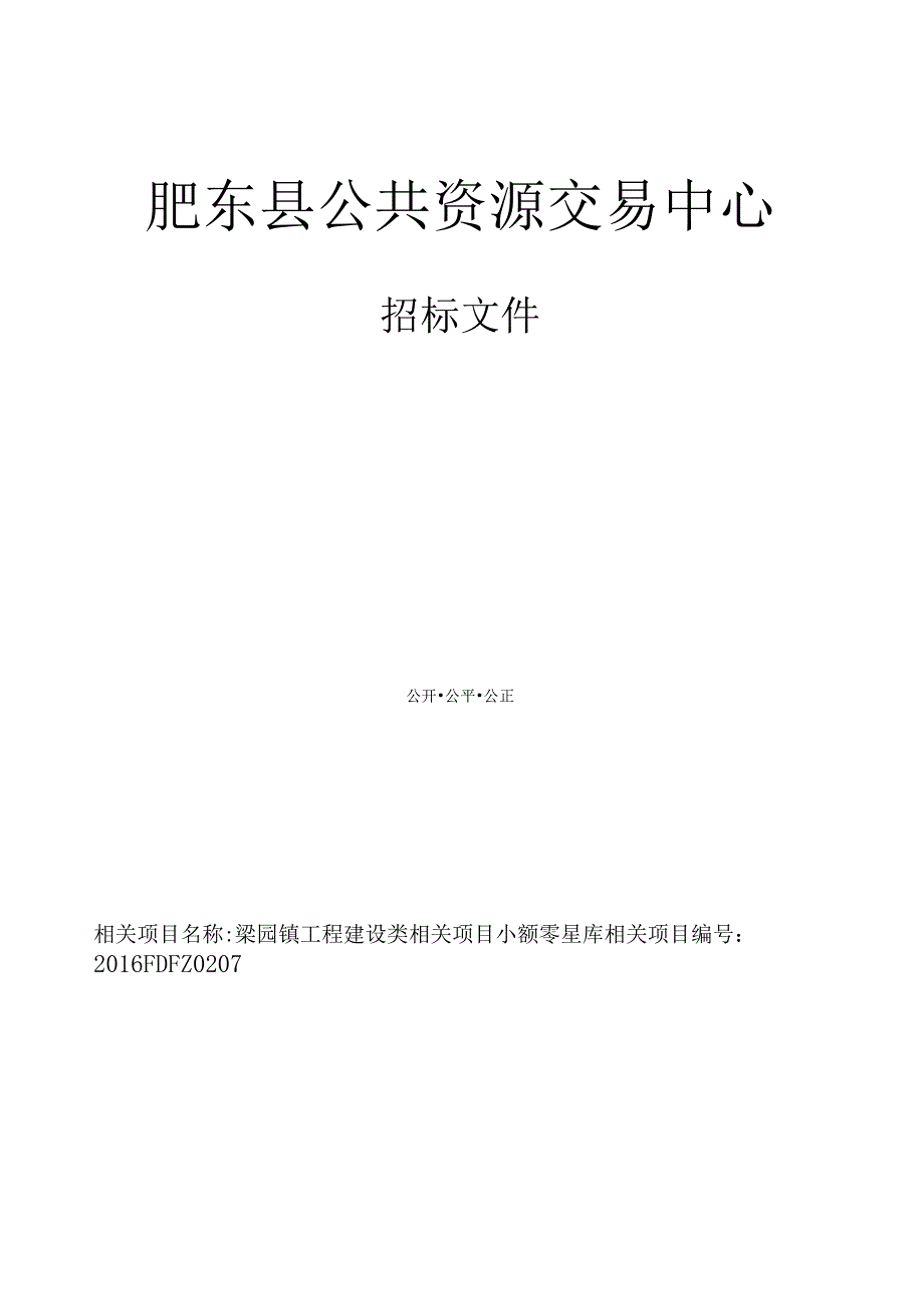 XX县公共资源交易中心招标文件.docx_第1页