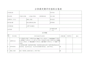 供商定期评价指标分值表.docx