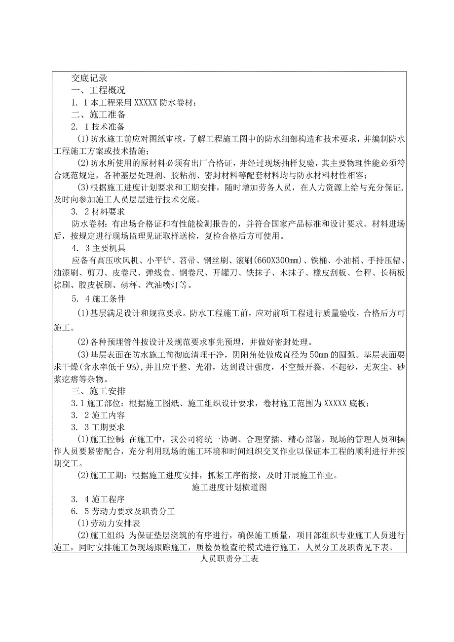 热熔防水卷材施工技术交底（外墙）.docx_第1页