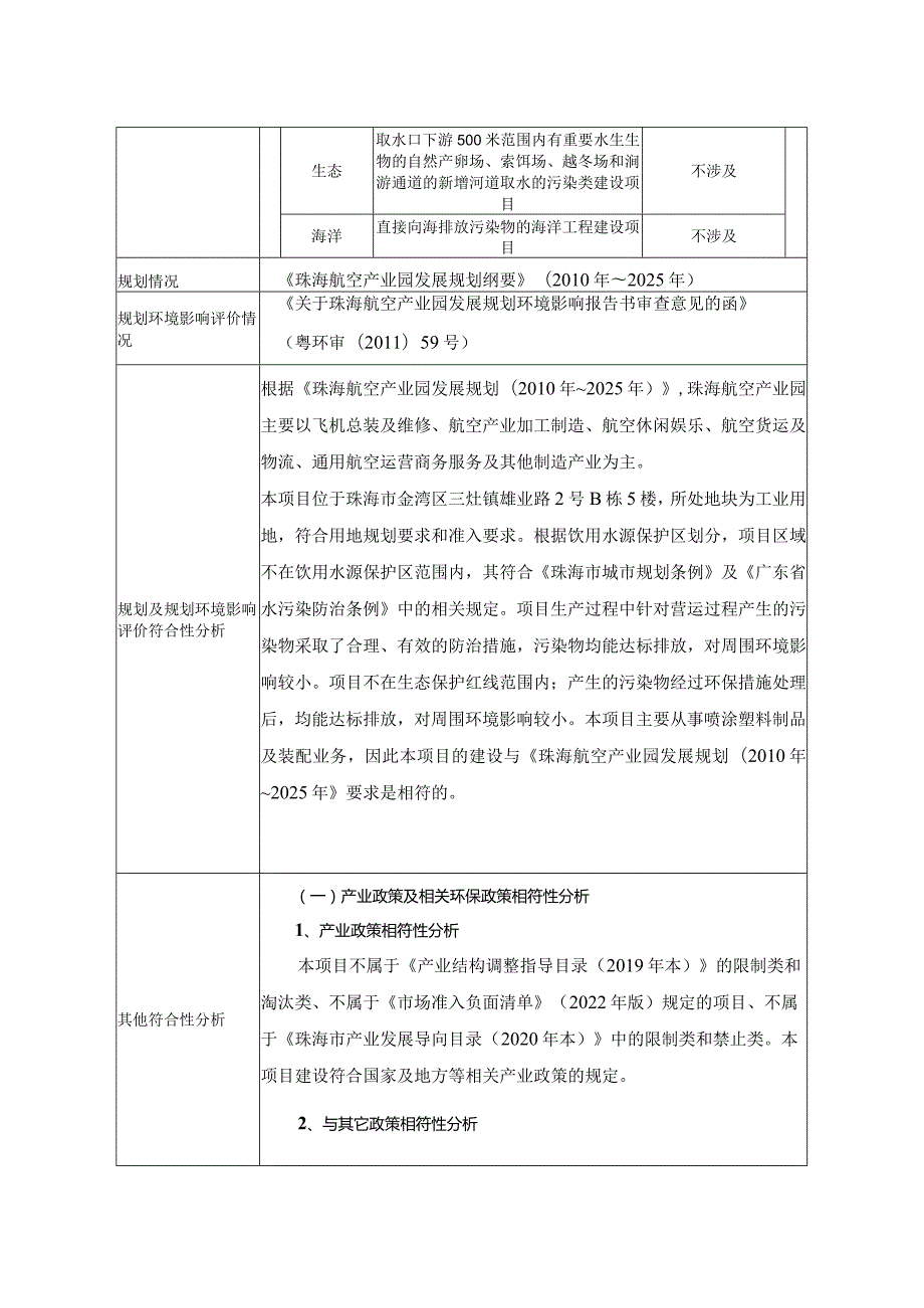 珠海市图冠电子有限公司塑料制品表面处理迁建项目环境影响报告表.docx_第2页