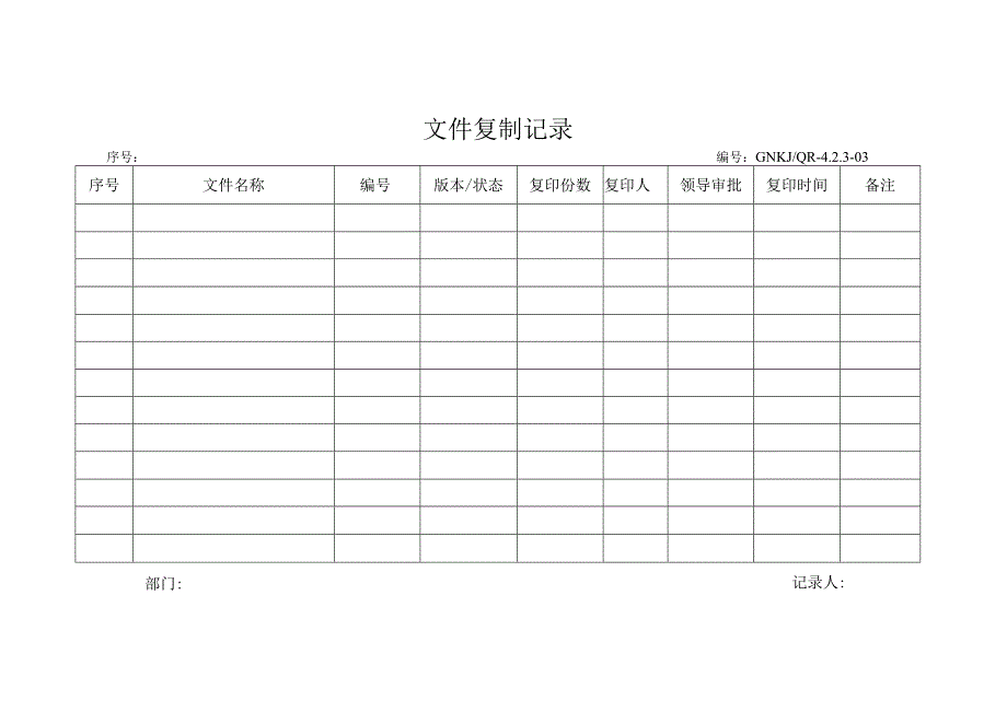 XX医疗器械企业质量手册表格.docx_第3页