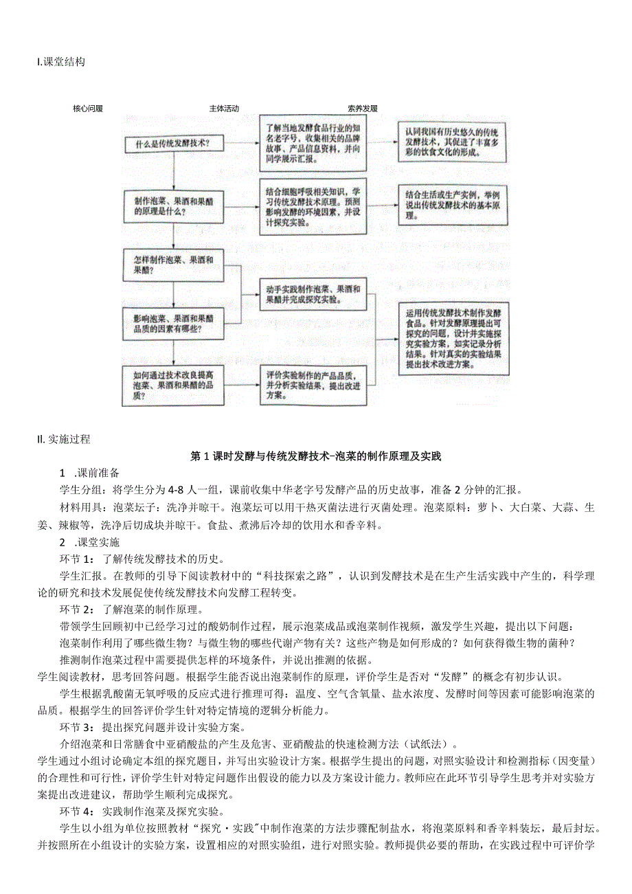 2023-2024学年人教版选择必修三1-1传统发酵技术的应用教案.docx_第2页