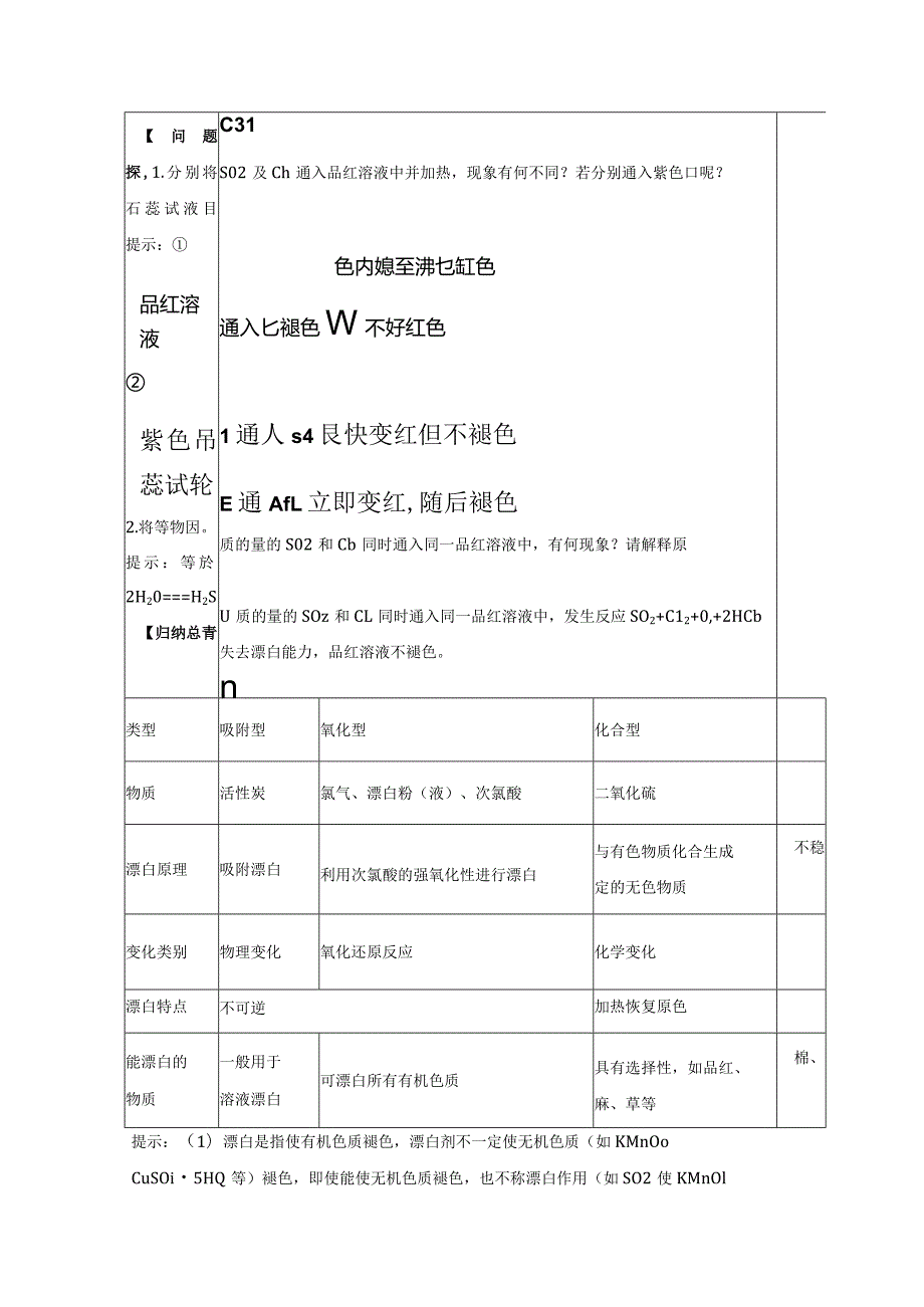 2023-2024学年人教版新教材必修第二册第五章第一节硫及其化合物（第1课时）教案.docx_第2页