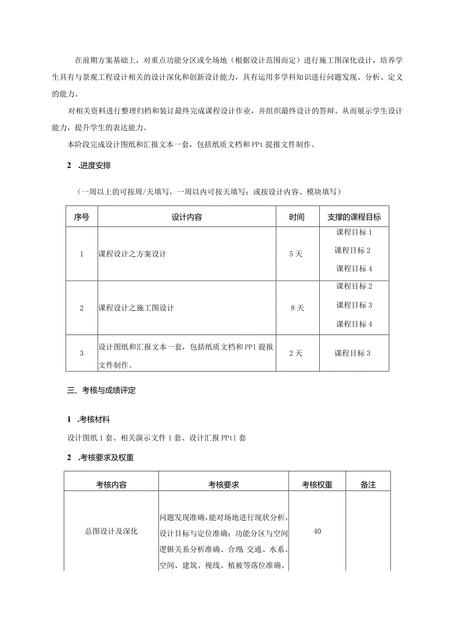 18460048景观规划设计综合实践大学高校课程教学大纲.docx_第3页