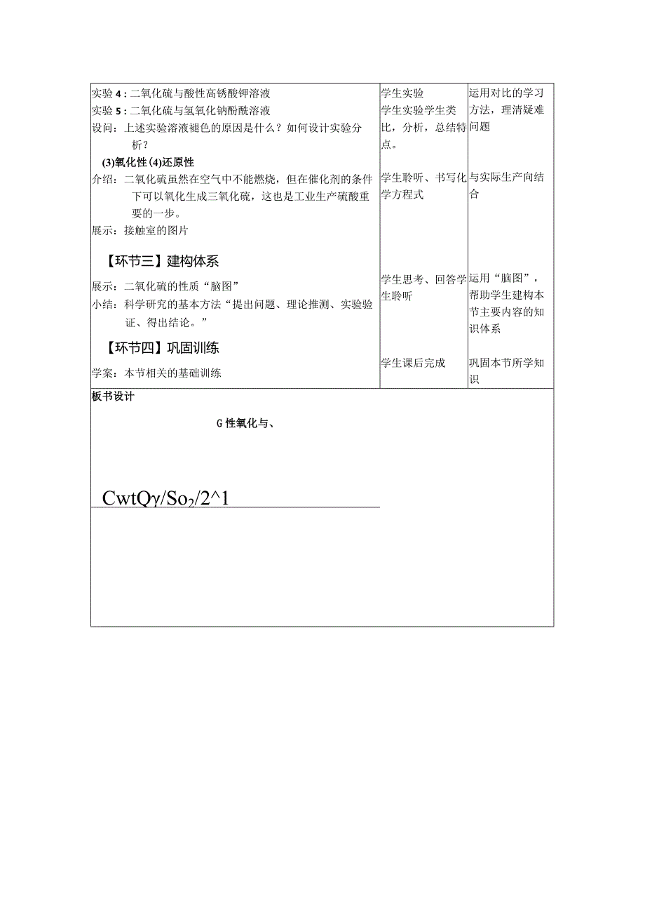 x中学x教学设计《二氧化硫》公开课教案教学设计课件资料.docx_第2页