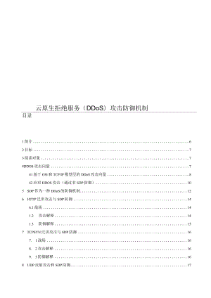 2022云原生拒绝服务（DDoS）攻击防御机制.docx