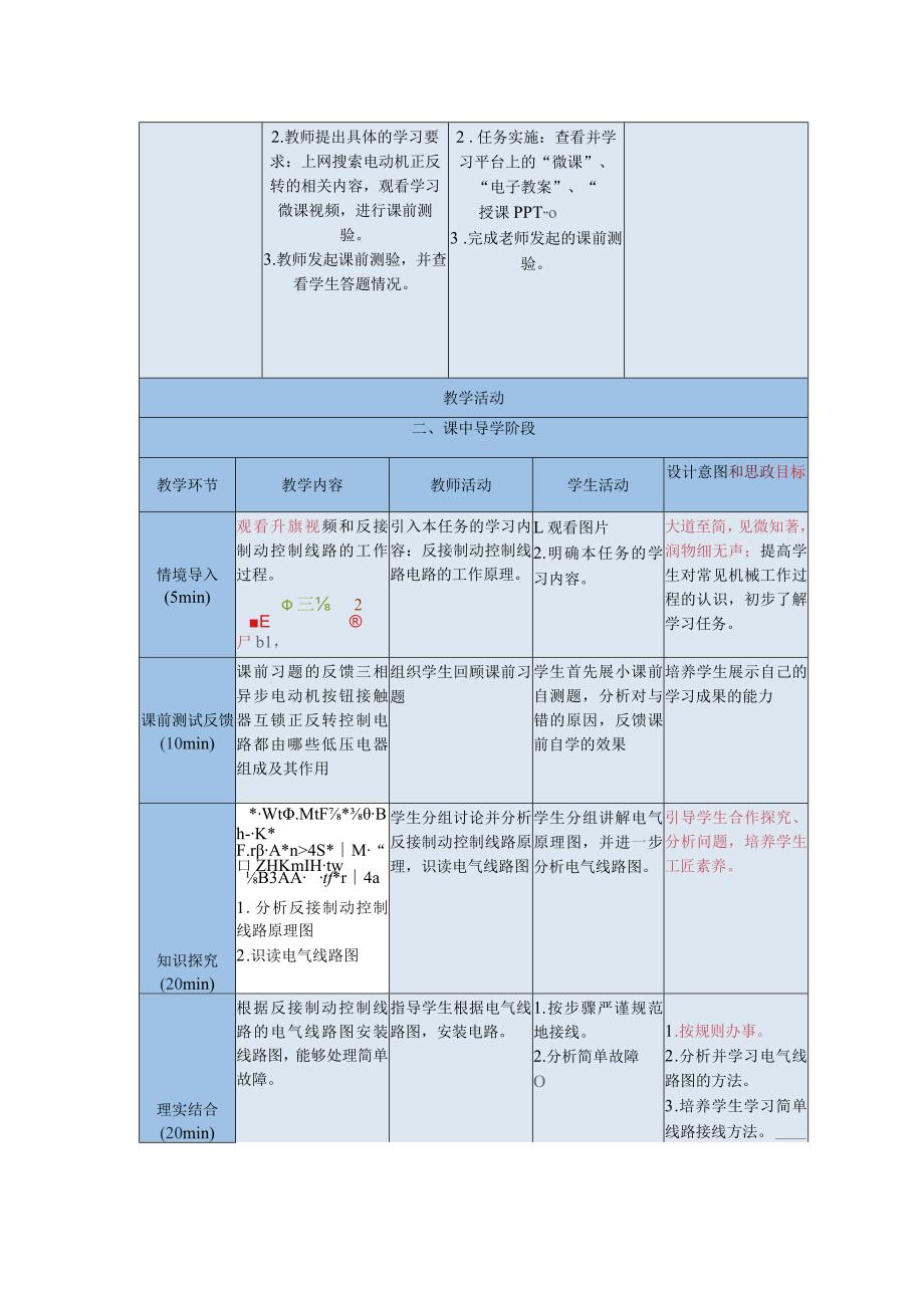 中等职业学校《机床电气线路安装与维修》三相异步电动机反接制动控制线路的安装与调试教案.docx_第3页