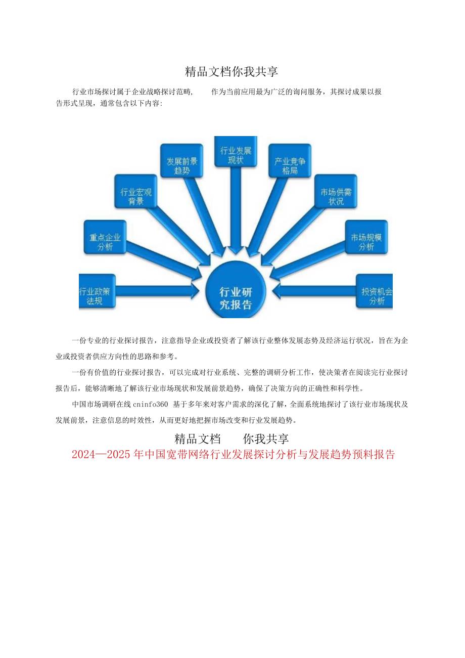 2024版中国宽带网络行业发展研究分析与发展趋势预测报告.docx_第3页